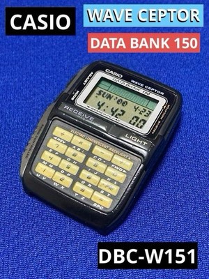 New Battery Casio Wave Ceptor Data Bank 150 DBC-W151 Digital Watch No Band