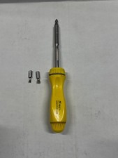 Snap-on Ssdmr4b Ratcheting Magnetic Reversible Screwdriver With 3 Bits