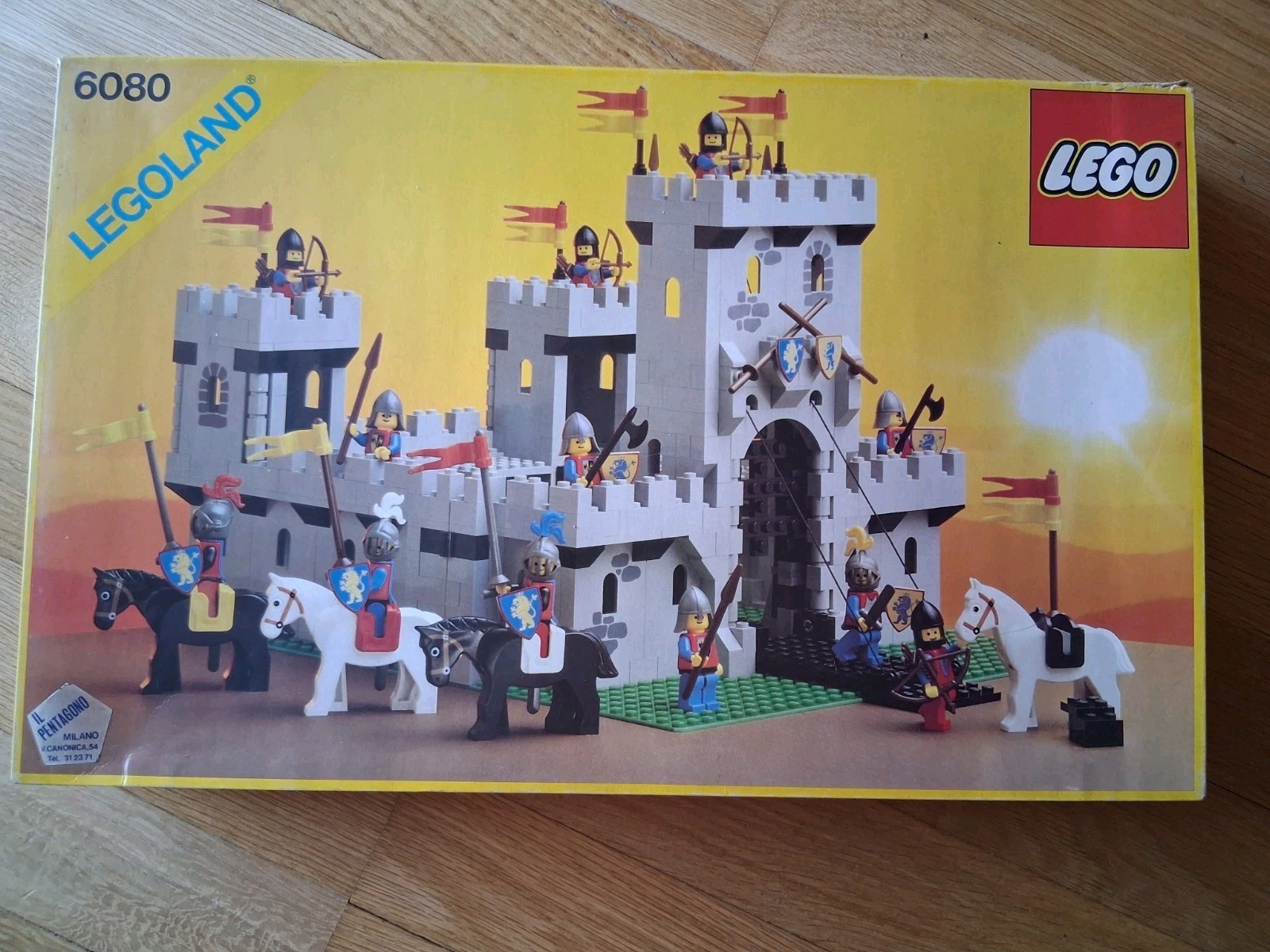 LEGO 6080 Castello Vintage con scatola e istruzioni