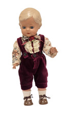 aus Sammlungsauflösung: Schildkröt Puppe 34cm Sammlerpuppe, Mädchen (?) blond