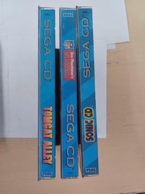 LOT - Sega Saturn & Sega CD Cases Manuals & Artwork Madden Complete - D Disk 1