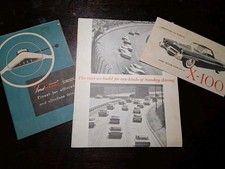 1964 Ford Galaxiefairlane Falcon 1950 Fordomatic Drive And X-100 Brochures