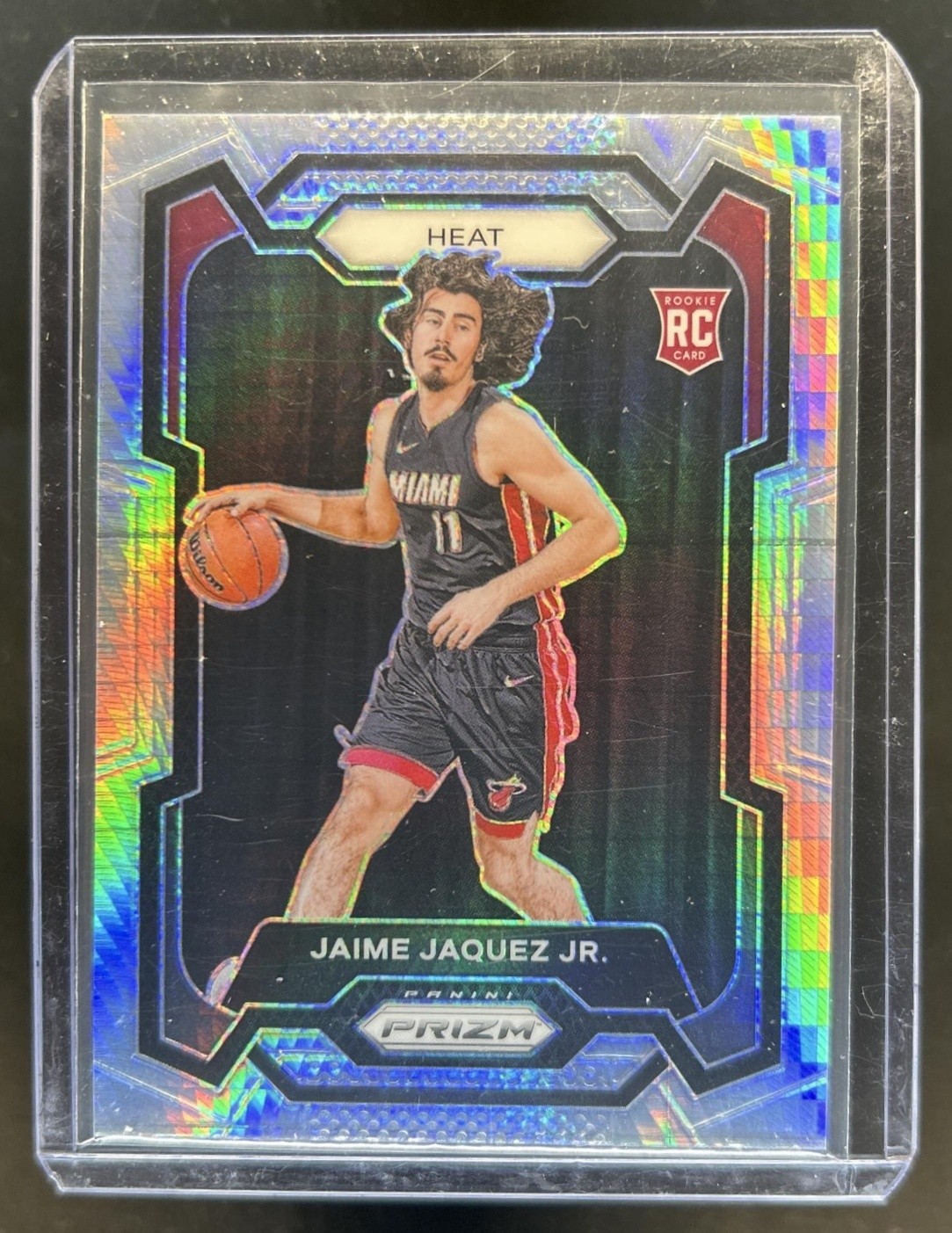 2023-24 Prizm Jaime Jaquez Jr. RC Prizm Hyper Rookie #137 Heat