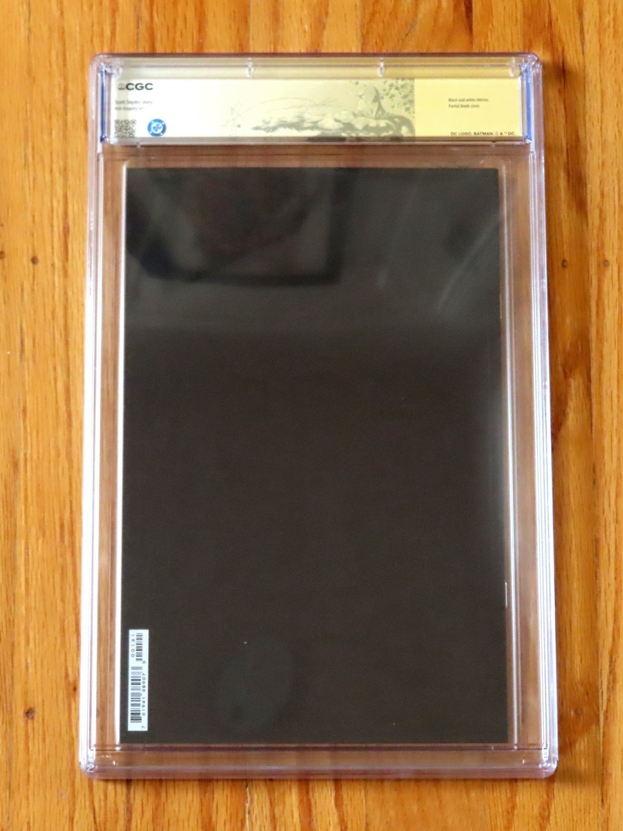 ABSOLUTE BATMAN NOIR EDITION SKETCH #1 CGC SS 9.6 signed sketch