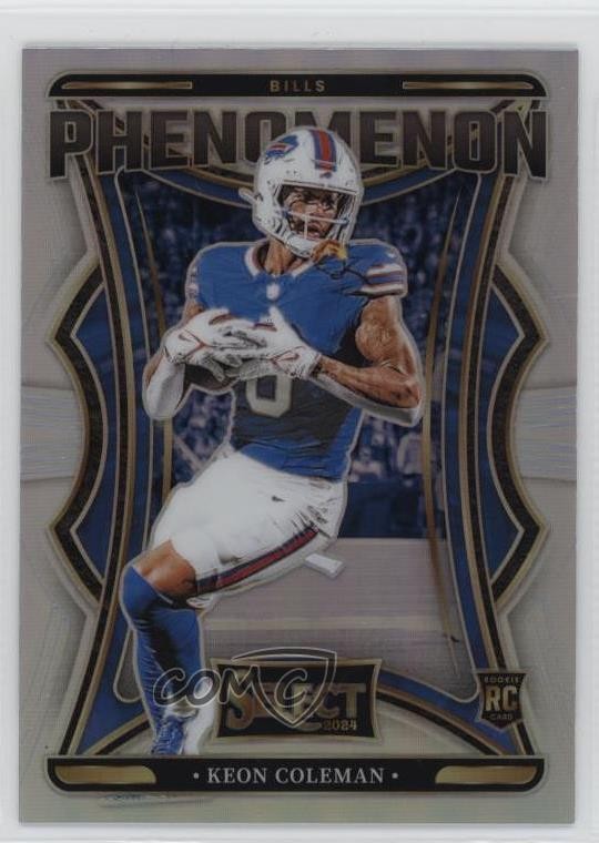 2024 Panini Select Phenomenon Silver Prizm Keon Coleman #12 Rookie RC 1oa8