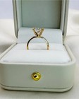 3.83 Carat IGI Certified Radiant Cut Lab Created Solitaire Ring | 14K Gold — photo 3