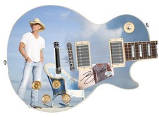 Kenny Chesney Signed Epiphone 1/1 Custom Graphics Guitar ACOA