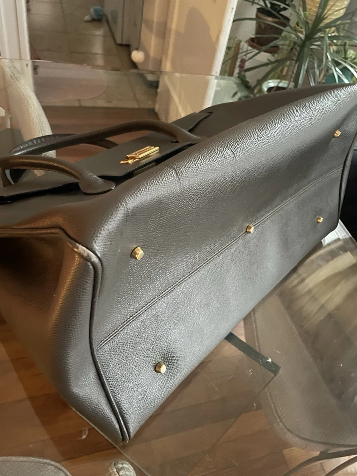 Винтажная кожаная сумка Etro - Изображение 3 из 4