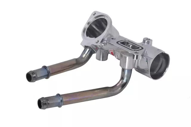 Carcasa termostato refrigerante motor terreno Equinox original GM 2010-2017 12618159 Foto 2 de 4