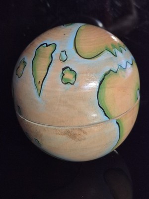 Oriental Trading Wooden Nesting Globe Set - Children Around the World (Complete