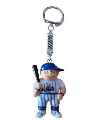 Vintage 1986 Lil Sports Brat MLB New York Mets Keychain Rare