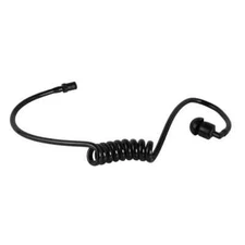 5X Flexible Black Spring Air Tube Walkie Talkie Earphone Earpiece Coil Earplugs