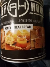  Ready Hour Honey Wheat Bread #10 Can, 25 Year Emergency Food Made In USA 
