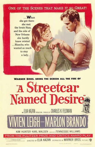 A STREETCAR NAMED DESIRE Movie POSTER 11 x 17 Vivien Leigh, Marlon Brando, A