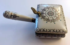 Vintage Original Armart Creation Numbered S8653 Porcelain Silent Butler 8"x3.25"