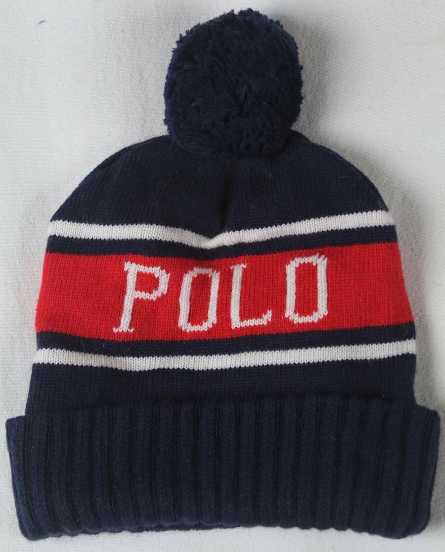 帽子 Polo Ralph Lauren USA beanie Polo Ralph Lauren Beanie Polo Bear Cowboy RL Black Winter Hat Wool