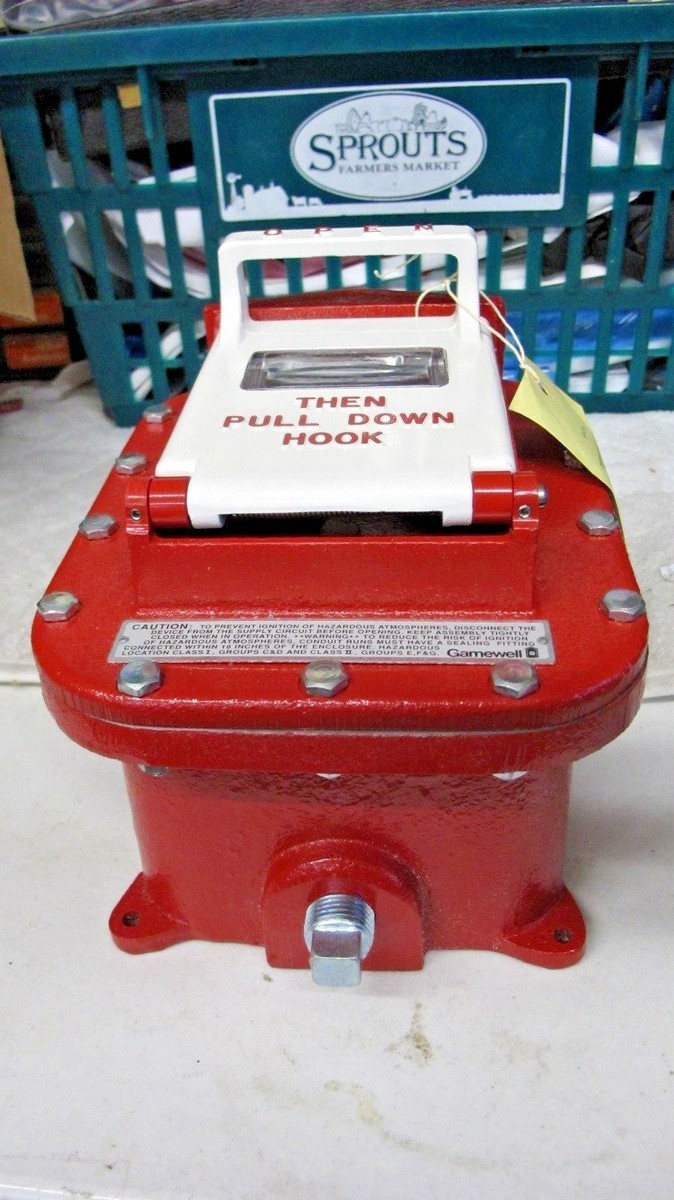 NEW GAMEWELL MD59 FIRE ALARM BOX / EXPLOSION PROOF PULL STATION