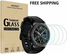 Samsung Gear S3 Screen Protector Tempered Glass Frontier/Classic Smart Watch 4Pc