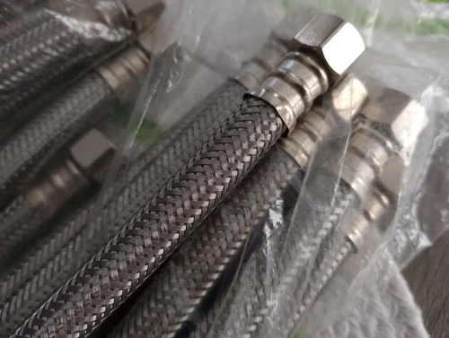 PROFLO PFX146343 3/8" Comp X 3/8" FIP X 16" Stainless Steel and - Picture 2 of 6