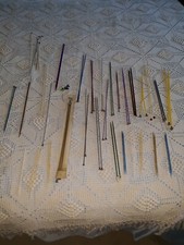 Knitting Needles Lot 25 Pairs  Various Sizes