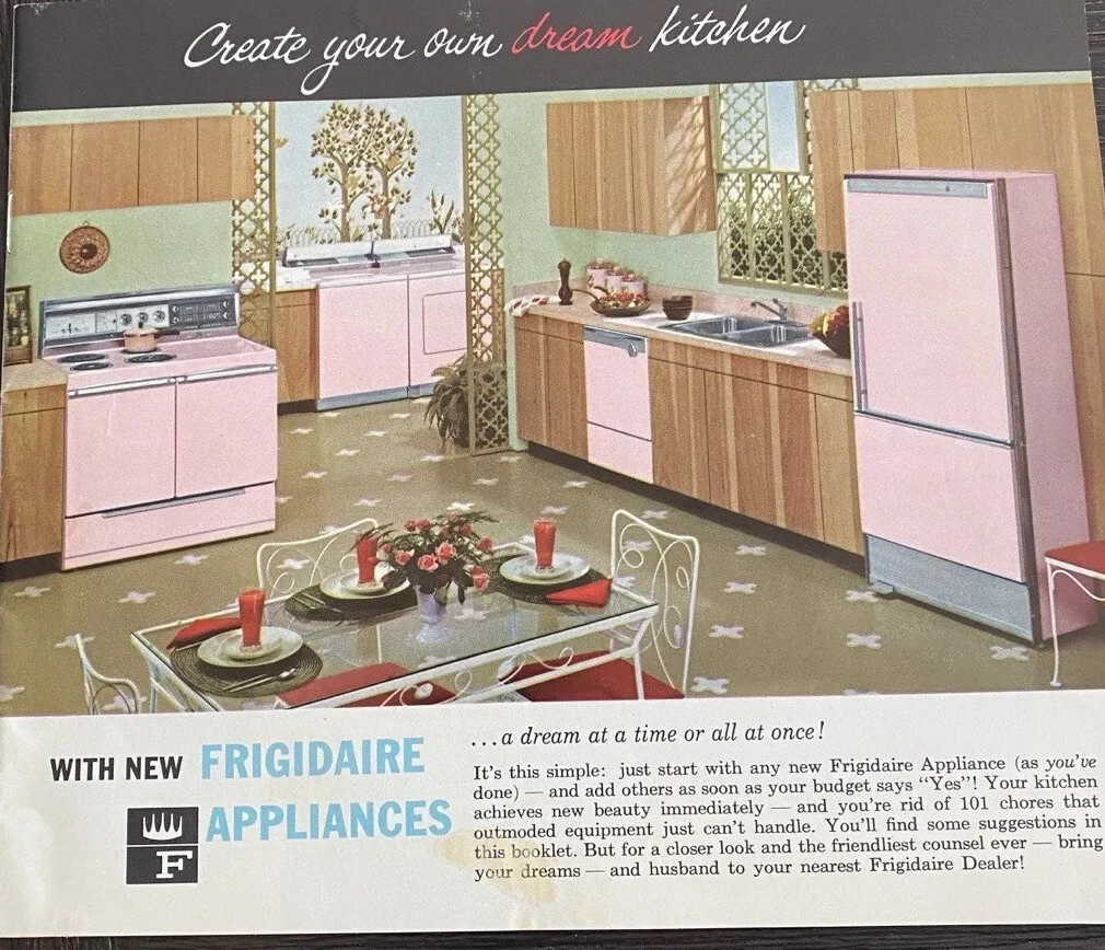 Modernize your kitchen with Flair by Frigidaire! 1961 Ad. : r/vintageads