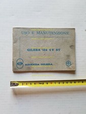 Gilera 124 4V ST 1970 manuale uso manutenzione originale owner's manual 