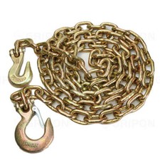 GRIPON 10ft Grade 70 3/8" Binder Chain with 3/8" Grab and Sling Hooks