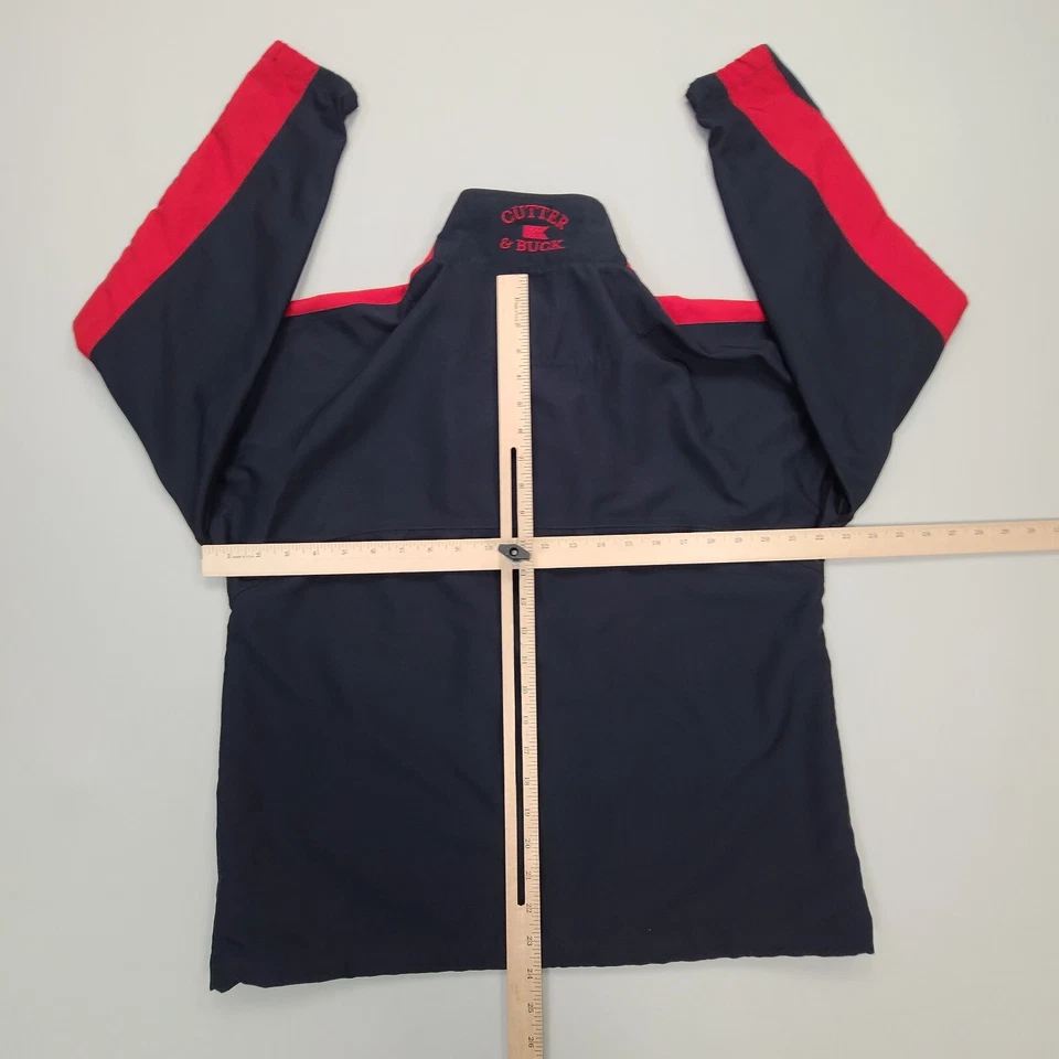 Cutter & Buck Jacket Womens Small Blue Navy Windbreaker Comfort Outdoors Stylish - Image 3 of 4