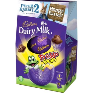 freddo easter egg with toy