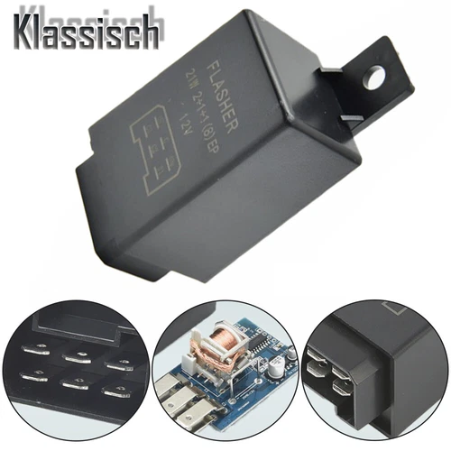 Blinkrelais Schlepper Traktor Blinker Blinkgeber Relais Universal,12V/21W(2+1+1) - Zdjęcie 5 z 15