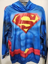 Superman L 10-12 Heroes Boys 2 Pc Halloween Hoodie Pants Superman Rubies DC