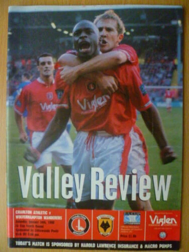 Home Teams C-E Charlton Athletic Football FA Cup Fixture Programmes