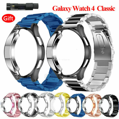 Metal Band Wrist Strap+Case For Samsung Galaxy Watch 4 6 7 Classic 43/47 5 40/44