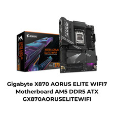 Gigabyte X870 AORUS ELITE WIFI7 Motherboard AM5 DDR5 ATX GX870AORUSELITEWIFI