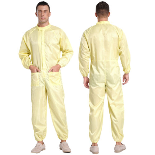 Mens Romper Utility Jumpsuit Fashion Bodysuit Casual Anti-static One Piece Work - Picture 31 of 71