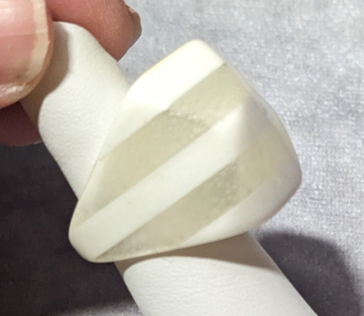 Vintage Chunky Solid And Translucent Striped Abst… - image 8