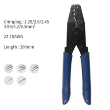 Molex Style Crimp Tool Wiring Harness Crimping Crimper Open Barrel Kit 10-22 AWG
