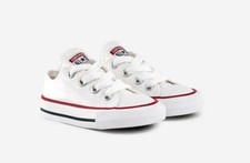 TODDLER CONVERSE CHUCK TAYLOR ALLSTAR LOW INFANT OPTICAL WHITE 7J256
