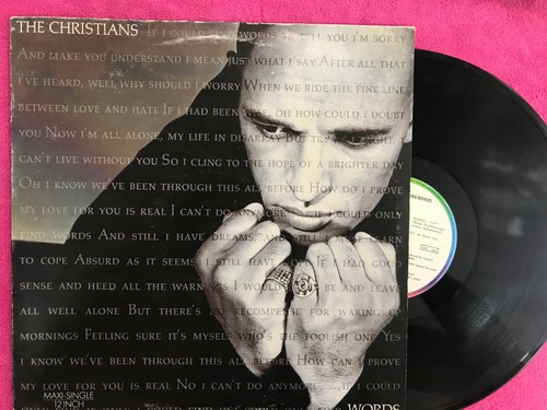 The Christians LP Vinyl Words
