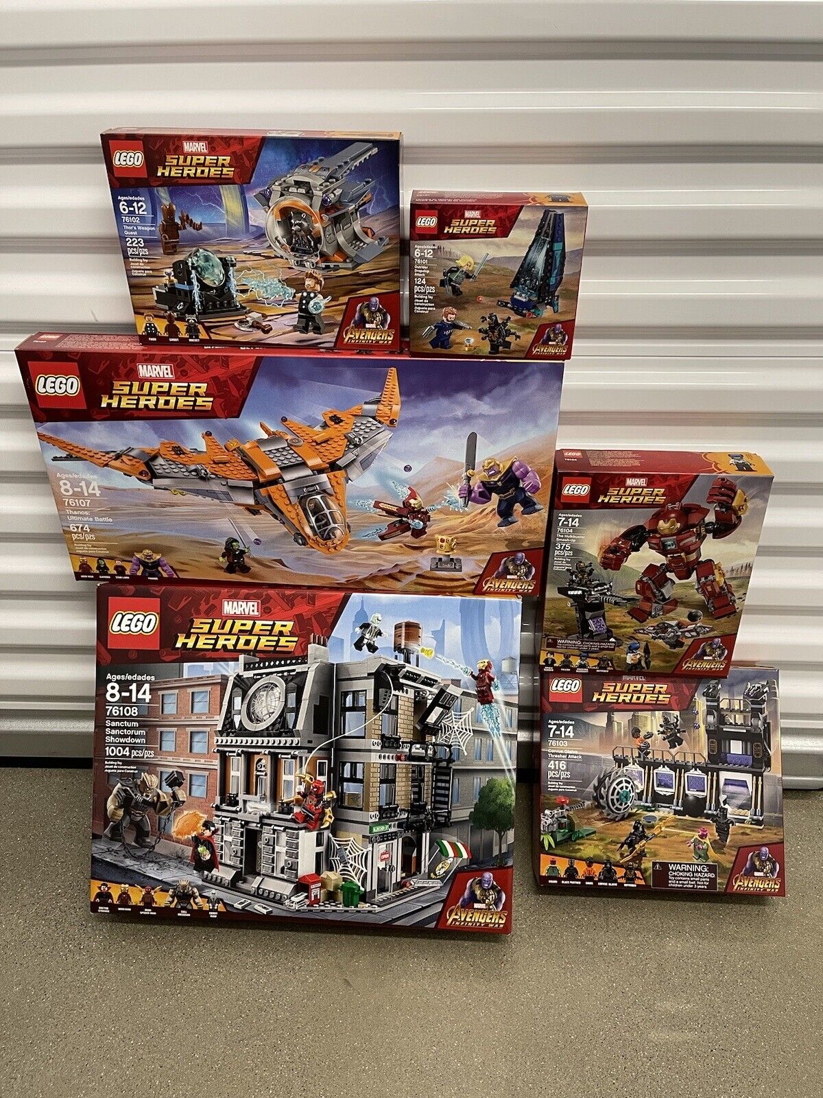 LEGO 76101 76102 76103 76104 76107 Marvel Sanctum Sanctorum 76108 RETIRED Lot