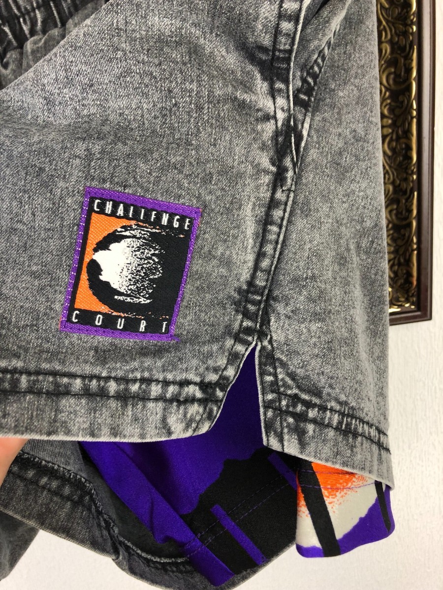 Vintage 90 Nike Andre Agassi Acid US Open Challenge Court Denim