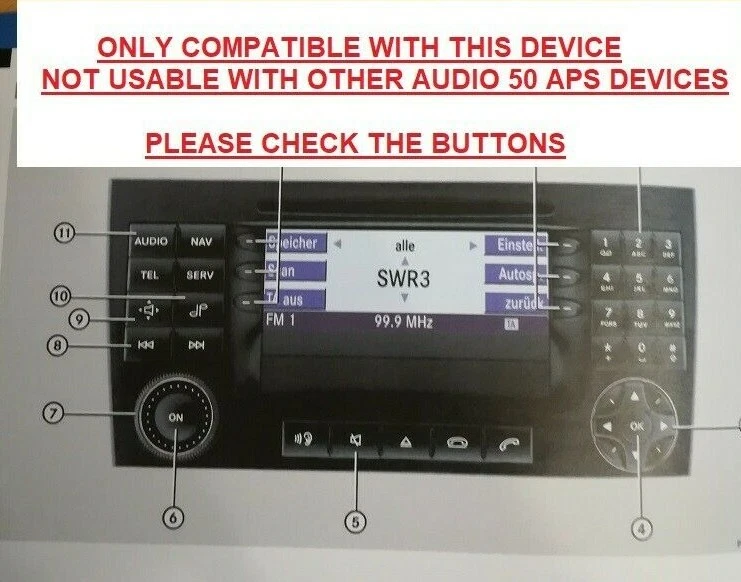 Mercedes Navigation CD Audio 50 APS NTG2 FRANCE SCHWEIZ ÖSTERREICH 2005 V6.0 - Bild 2 von 2