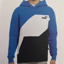 NWT PUMA YOUTH HOODIE BLUE L 14/16  M60395 