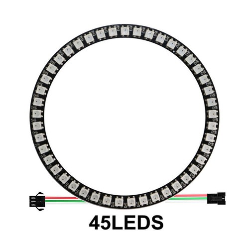 WS2812B 8/16/24/35/45 LEDs RGB Pixel Ring Module USB 17key Musik LED Contorller - Bild 21 von 32
