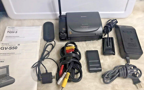 Sony GV-S50 Compact Hi8 Video Recording Monitor, Tuner Timer Unit, AC Power Adap
