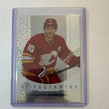Upper Deck SP Authentic 2022-23 Pageantry Jonathan Huberdeau P-32 Flames