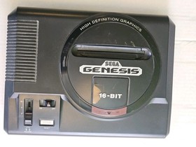 Sega Genesis 16-Bit Console Gaming System Only Black 1601