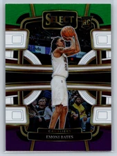2023-24 Panini Select Emoni Bates #67 Green white purple