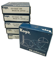 Lot of 6x Koyo EE13SZZXM Ball Bearing, 2-5/8" Outer Diameter, 1-31/64" Bore
