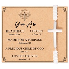 Christian Gifts for Women, Easter Gifts for Women, Cross Bracelet Religious Gift